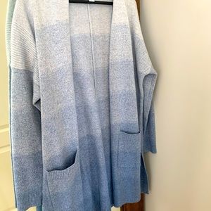 Athleta Long Wool/Cashmere Cardigan